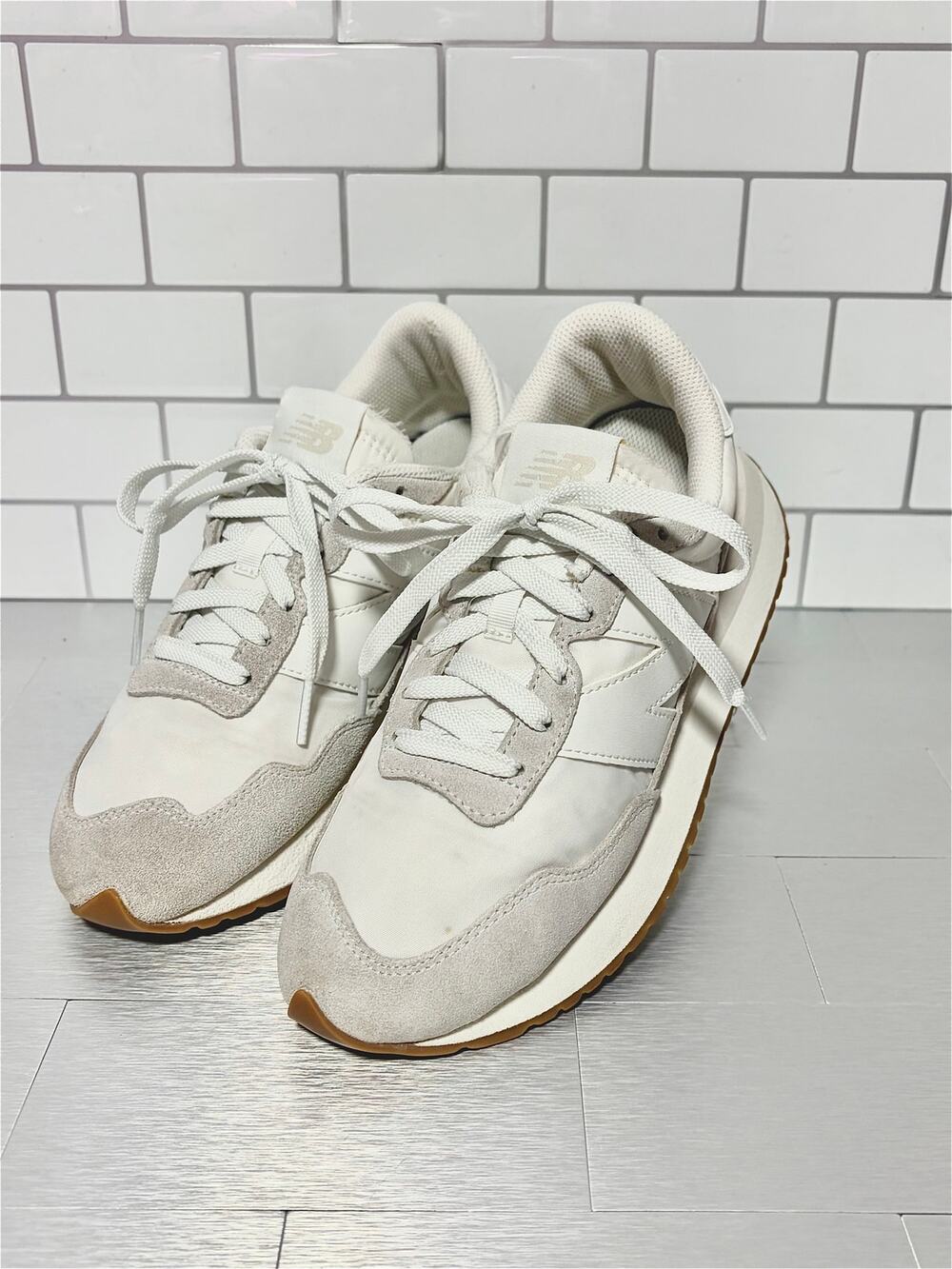 New Balance 237 Women’s 8 Nimbus Cloud White Moonbeam Sneakers WS237NN